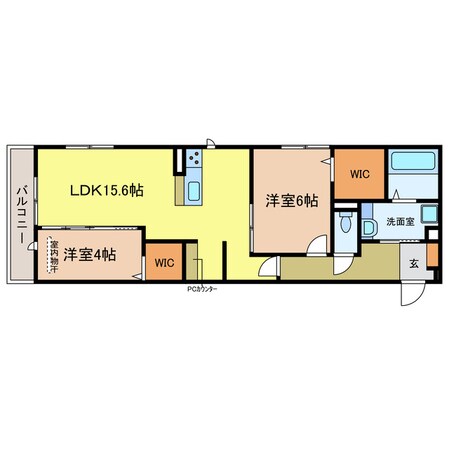 raffinato金剛の物件間取画像